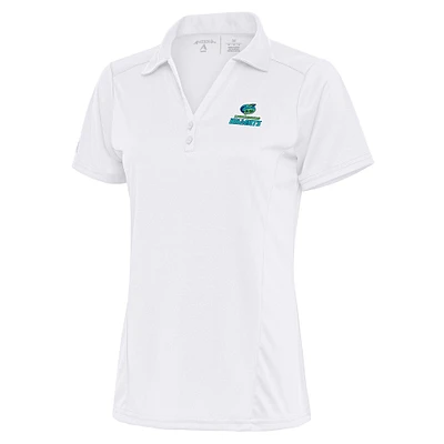 Women's Antigua White Lynchburg Hillcats Tribute Polo