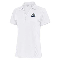 Women's Antigua White Midland Rockhounds Tribute Polo