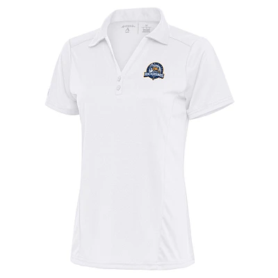 Women's Antigua White Midland Rockhounds Tribute Polo
