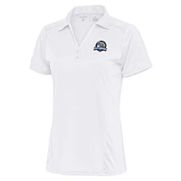 Women's Antigua White Midland Rockhounds Tribute Polo