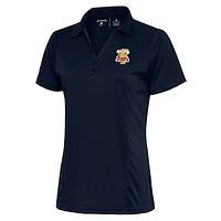 Women's Antigua Navy Mississippi Braves Tribute Polo