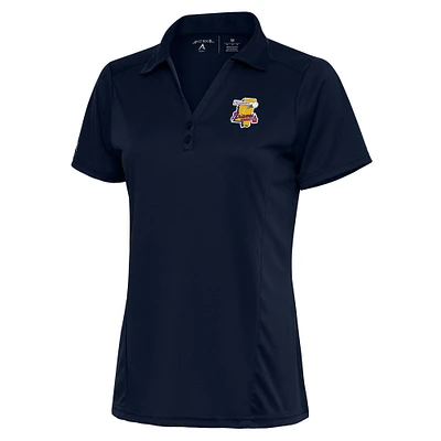 Women's Antigua Navy Mississippi Braves Tribute Polo