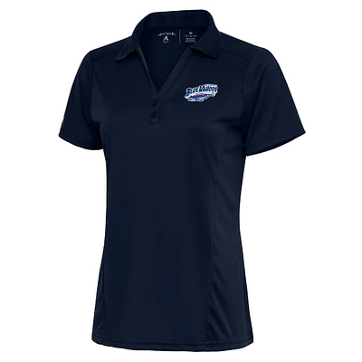 Women's Antigua Navy Pensacola Blue Wahoos Tribute Polo