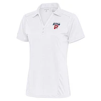 Women's Antigua White Portland Sea Dogs Tribute Polo