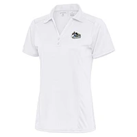 Women's Antigua White Quad Cities River Bandits Tribute Polo