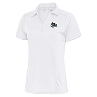 Women's Antigua White Quad Cities River Bandits Tribute Polo