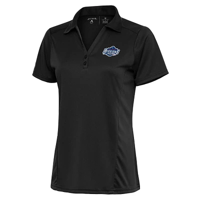 Women's Antigua Charcoal San Antonio Missions Tribute Polo