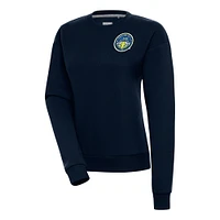 Women's Antigua  Navy Columbia Fireflies Victory Pullover Sweatshirt