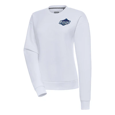 Women's Antigua  White San Antonio Missions Victory Pullover Sweatshirt
