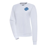 Women's Antigua  White St. Paul Saints Victory Pullover Sweatshirt