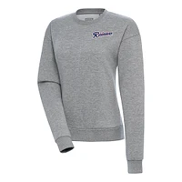 Women's Antigua  Heather Gray Tacoma Rainiers Victory Pullover Sweatshirt