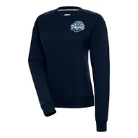 Women's Antigua  Navy Tampa Tarpons Victory Pullover Sweatshirt