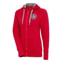 Women's Antigua Amarillo Sod Poodles Victory Full-Zip Hoodie