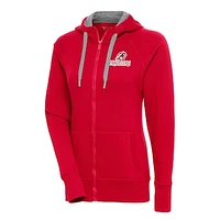 Women's Antigua Arkansas Travelers Victory Full-Zip Hoodie