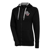 Women's Antigua Rocket City Trash Pandas Victory Full-Zip Hoodie