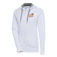 Women's Antigua St. Lucie Mets Victory Full-Zip Hoodie