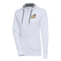 Women's Antigua St. Lucie Mets Victory Full-Zip Hoodie