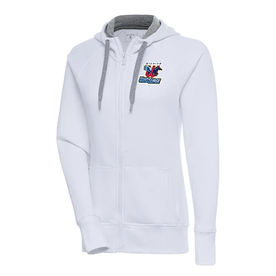 Women's Antigua Wichita Wind Surge Victory Full-Zip Hoodie