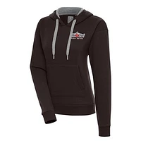 Women's Antigua  Brown Fort Wayne TinCaps Victory Pullover Hoodie