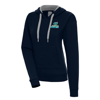 Women's Antigua  Navy Lynchburg Hillcats Victory Pullover Hoodie