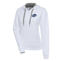 Women's Antigua  White San Antonio Missions Victory Pullover Hoodie