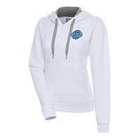 Women's Antigua  White St. Paul Saints Victory Pullover Hoodie