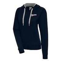 Women's Antigua  Navy Tacoma Rainiers Victory Pullover Hoodie