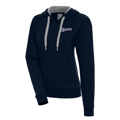 Women's Antigua  Navy Tacoma Rainiers Victory Pullover Hoodie