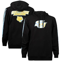 Men's FISLL Black Southern University Jaguars Oversized Stripes Pullover Hoodie