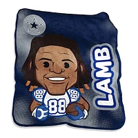 CeeDee Lamb Dallas Cowboys 50" x 60" Player Caricature Throw Blanket