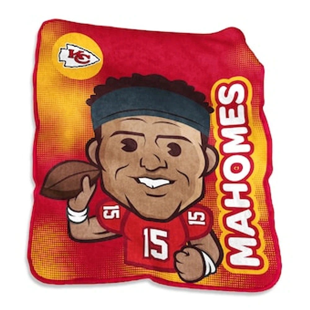 Patrick Mahomes Kansas City Chiefs 50" x 60" Player Caricature Throw Blanket