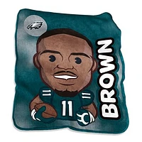 A.J. Brown Philadelphia Eagles 50" x 60" Player Caricature Throw Blanket