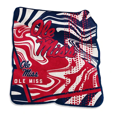 Ole Miss Rebels 50" x 60" Swirl Raschel Throw Blanket