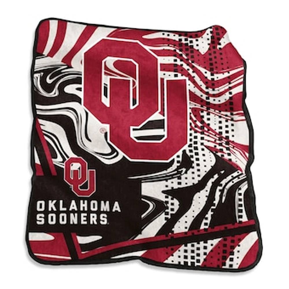 Oklahoma Sooners 50" x 60" Swirl Raschel Throw Blanket