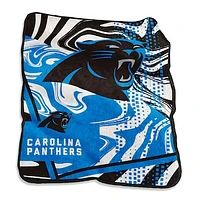 Carolina Panthers 50" x 60" Swirl Raschel Throw Blanket