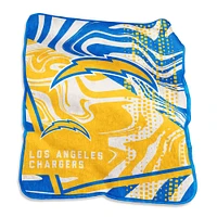 Los Angeles Chargers 50" x 60" Swirl Raschel Throw Blanket