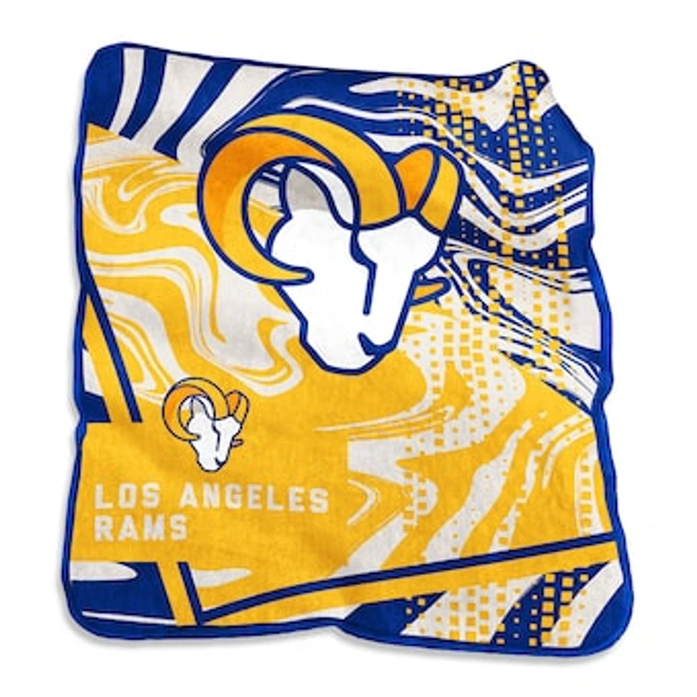 Los Angeles Rams 50" x 60" Swirl Raschel Throw Blanket