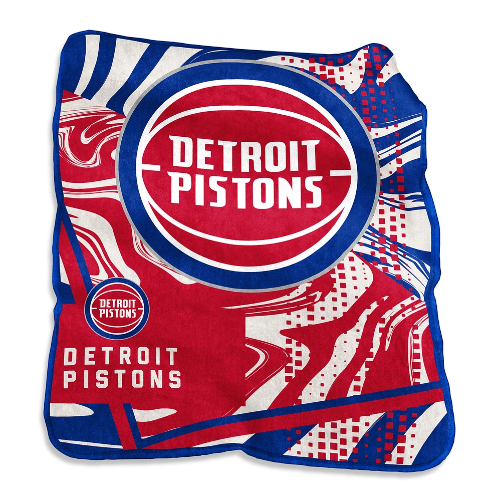 Detroit Pistons 50" x 60" Swirl Raschel Throw Blanket