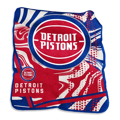 Detroit Pistons 50" x 60" Swirl Raschel Throw Blanket