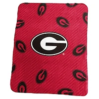 Georgia Bulldogs 50" x 60" Repeating Logo Classic Plush Throw Blanket