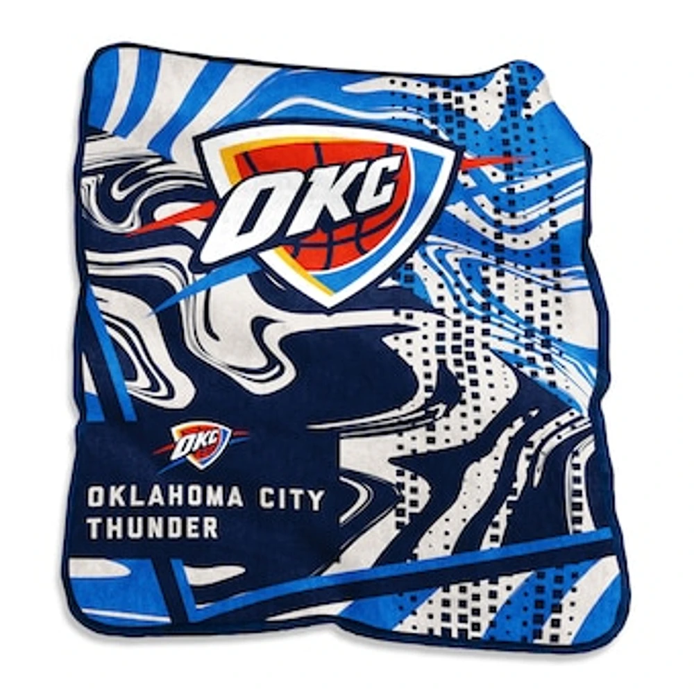 Oklahoma City Thunder 50" x 60" Swirl Raschel Throw Blanket