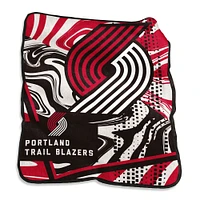 Portland Trail Blazers 50" x 60" Swirl Raschel Throw Blanket