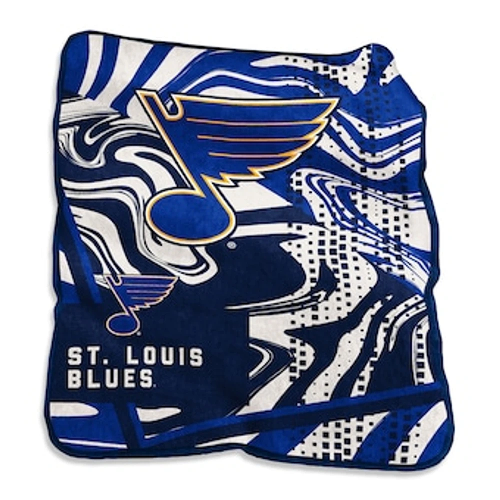 St. Louis Blues 50" x 60" Swirl Raschel Throw Blanket