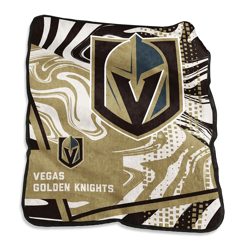 Vegas Golden Knights 50" x 60" Swirl Raschel Throw Blanket