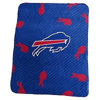 Buffalo Bills 50" x 60" Repeating Logo Classic Plush Throw Blanket