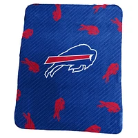 Buffalo Bills 50" x 60" Repeating Logo Classic Plush Throw Blanket