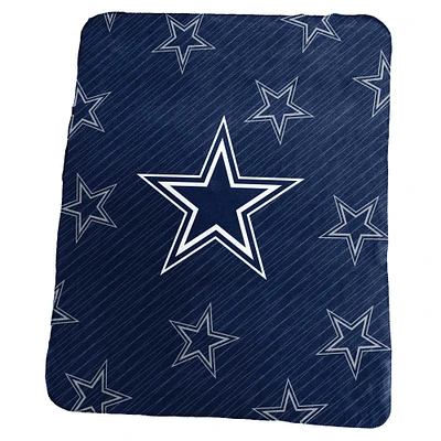 Dallas Cowboys 50" x 60" Repeating Logo Classic Plush Throw Blanket