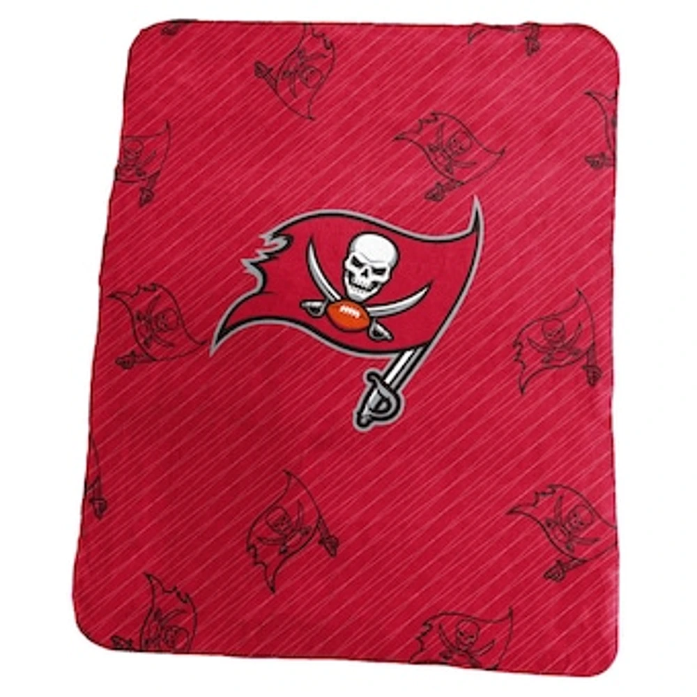 Tampa Bay Buccaneers 50" x 60" Repeating Logo Classic Plush Throw Blanket