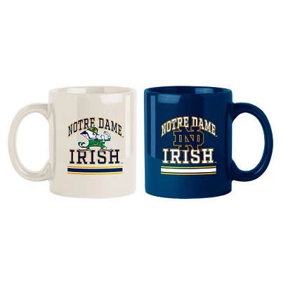 Notre Dame Fighting Irish 2-Pack 15oz. Color Mug Set