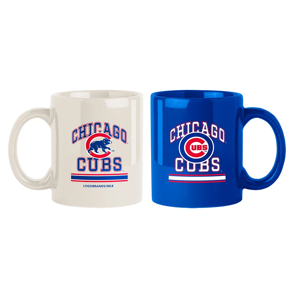 Chicago Cubs Two-Pack 15oz. Color Mug Set